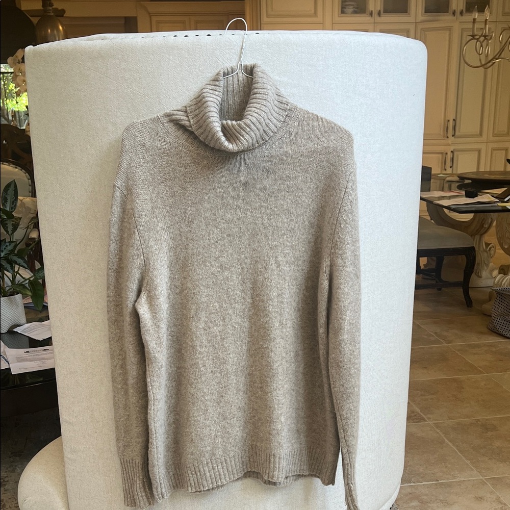 Etro Taupe Wool Sweater. Size 50 XL. 29” long.
22” across.  Soft wool.